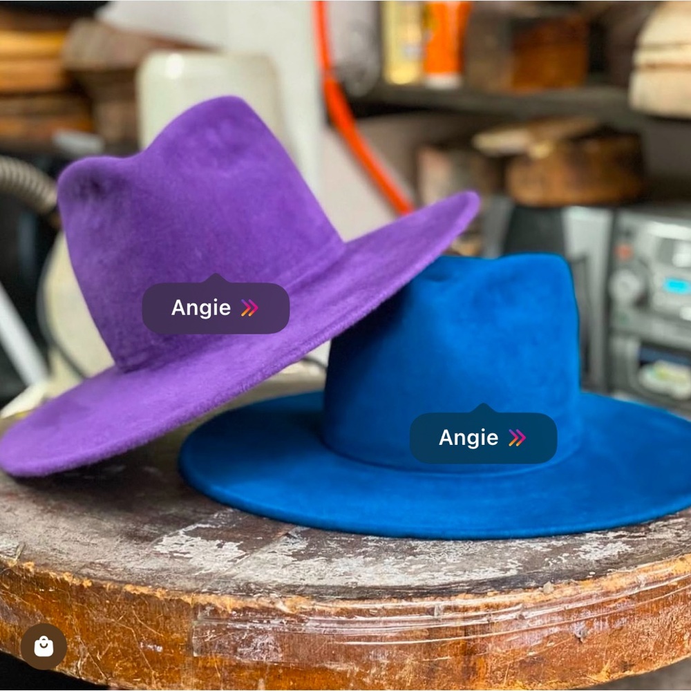 Frances Grey Red Women's Angie Felt Hat - never worn - Picture 3 of 9